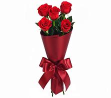 Букет 5 Красных роз Эдлесс Лав в Поселке совхоза Марфино