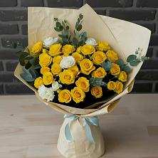 Букет цветов из:  Розы в Поселке совхоза Марфино