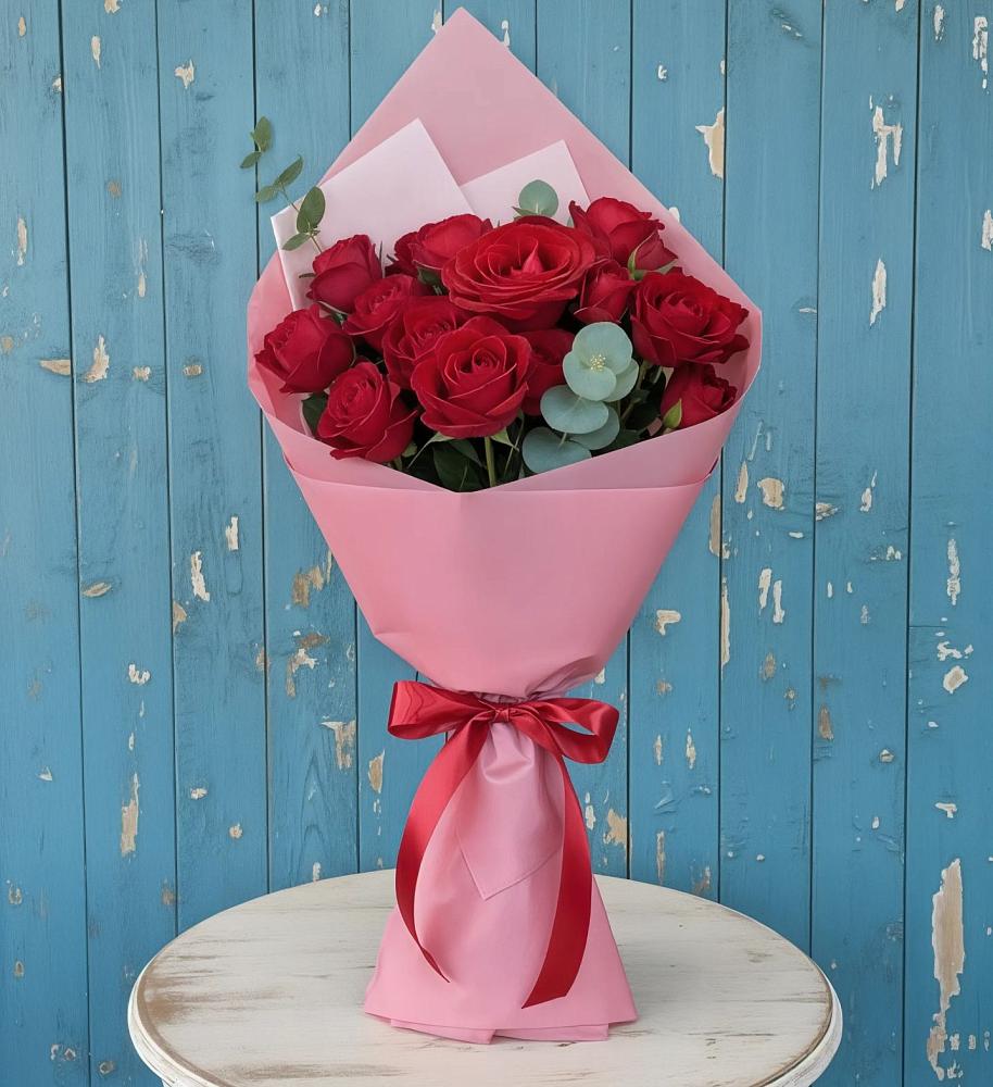 Букет цветов из: Розы в Поселке совхоза Марфино