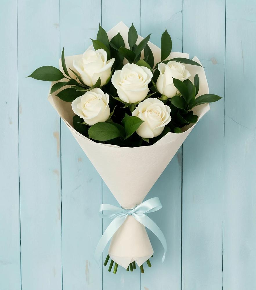 Букет цветов из: Розы в Поселке совхоза Марфино