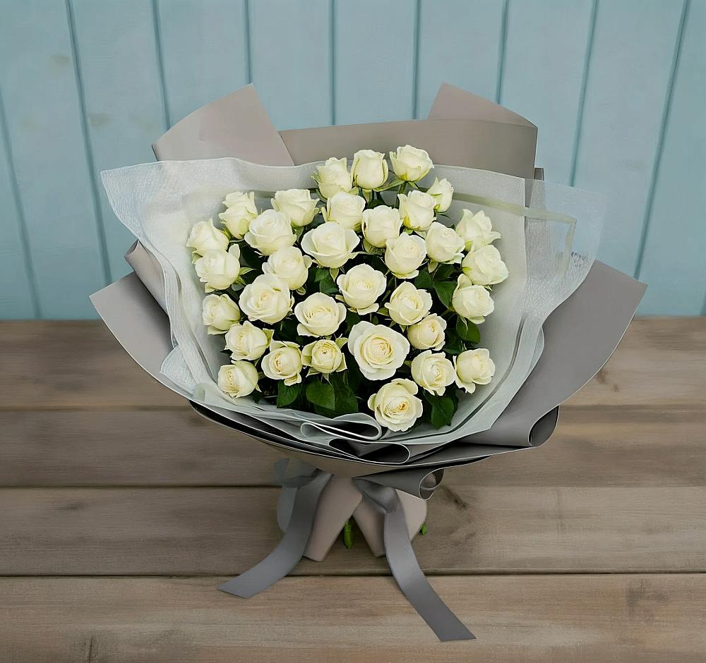Букет Белоснежная нежность в Поселке совхоза Марфино