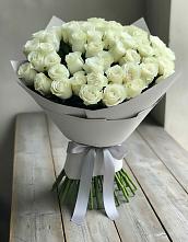 Букет 35 Белых роз #REPLACE_PRED# Поселке совхоза Марфино