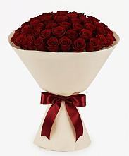 Букет 101 Бордовая роза Блэк Бакарра в Поселке совхоза Марфино