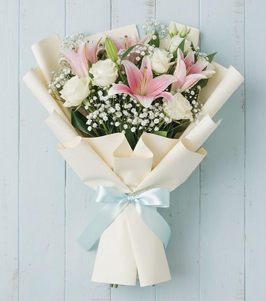 Букет цветов из: Лилии в Поселке совхоза Марфино