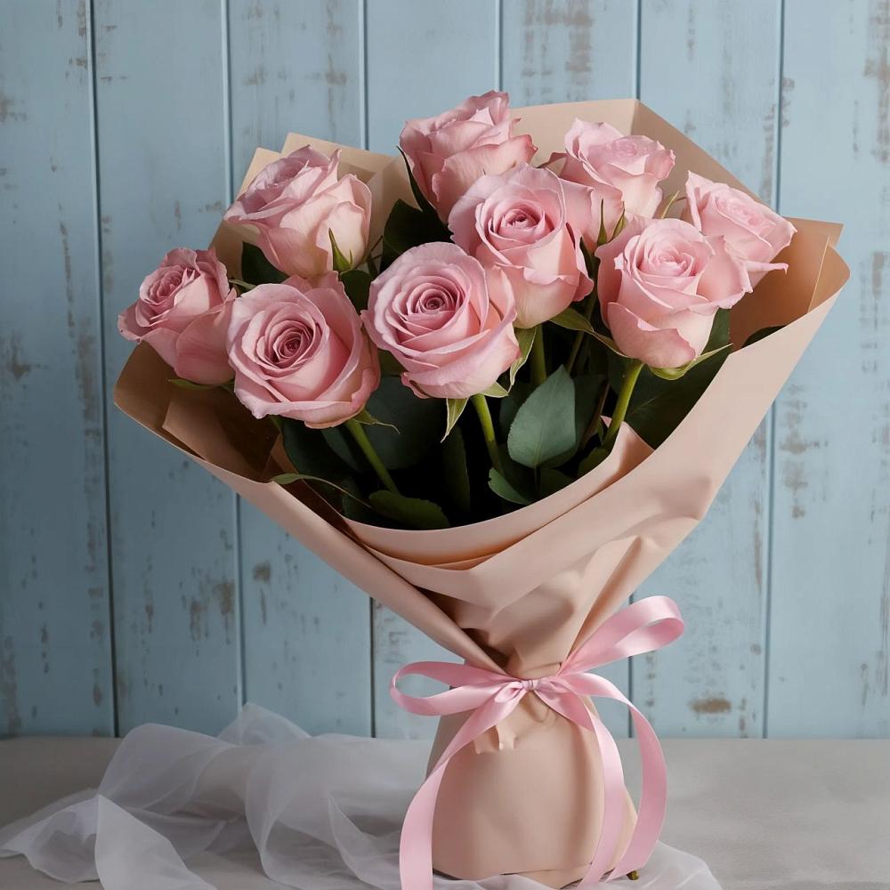 Букет цветов из: Розы в Поселке совхоза Марфино