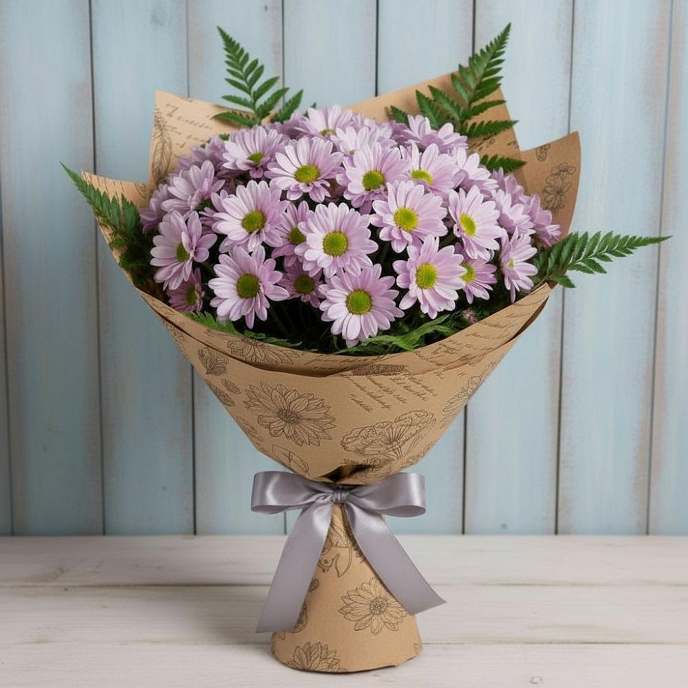 Букет цветов из: Хризантемы в Поселке совхоза Марфино