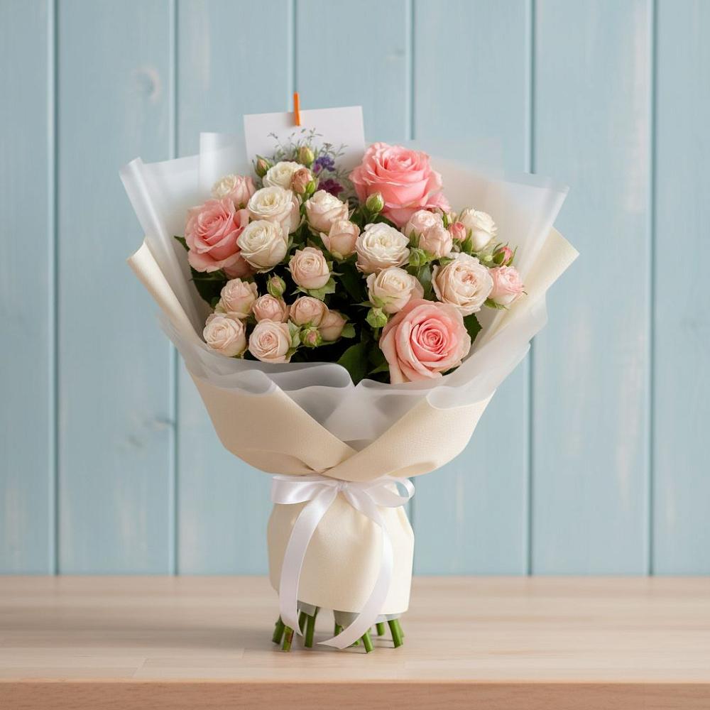 Букет цветов из: Розы в Поселке совхоза Марфино