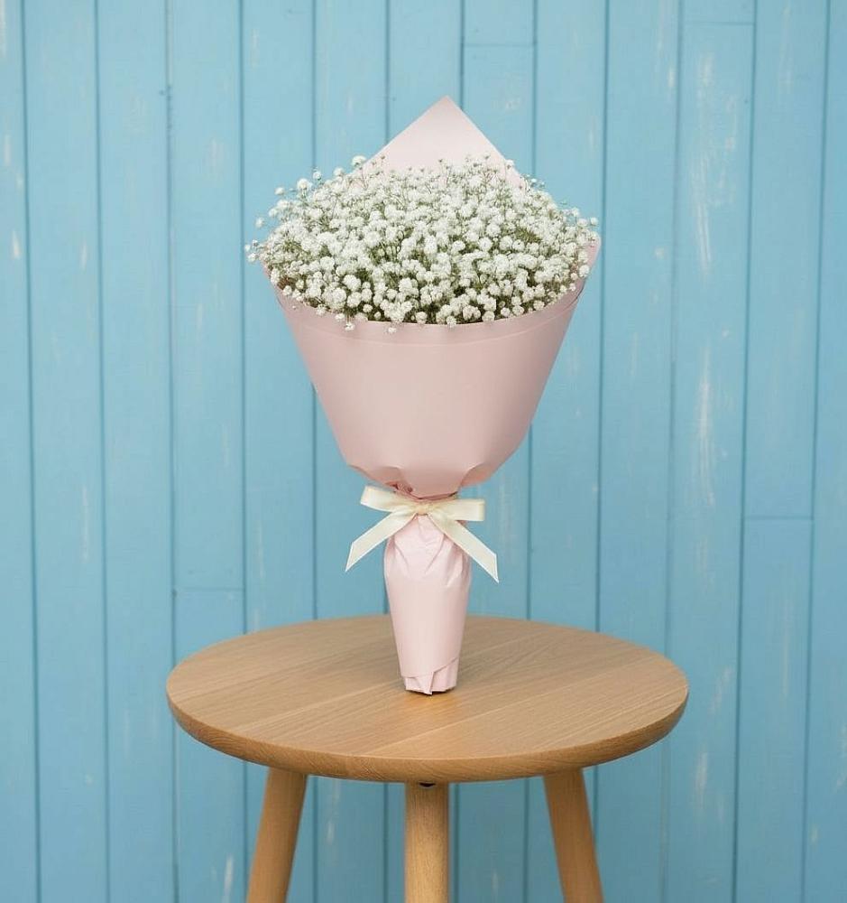 Букет цветов из: Гипсофила в Поселке совхоза Марфино