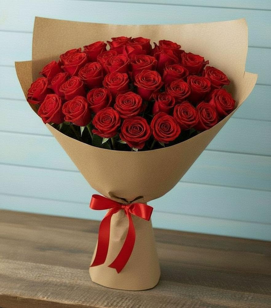 Букет Красные розы Милано в Поселке совхоза Марфино