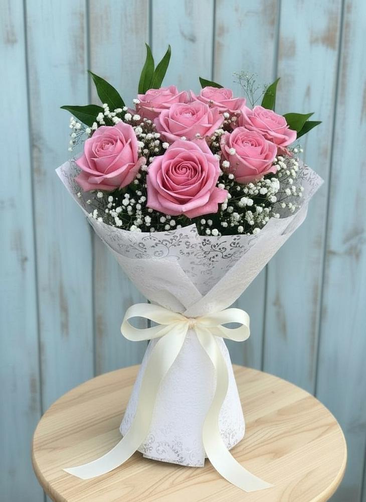 Букет цветов из: Розы в Поселке совхоза Марфино