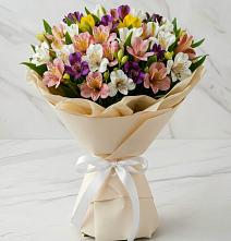 Букет цветов из:  Альстромерии в Поселке совхоза Марфино
