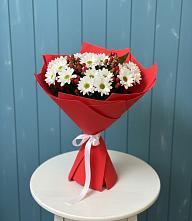 Букет цветов из:  Хризантемы в Поселке совхоза Марфино