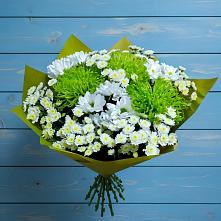 Букет цветов из:  Хризантемы #REPLACE_PRED# Поселке совхоза Марфино