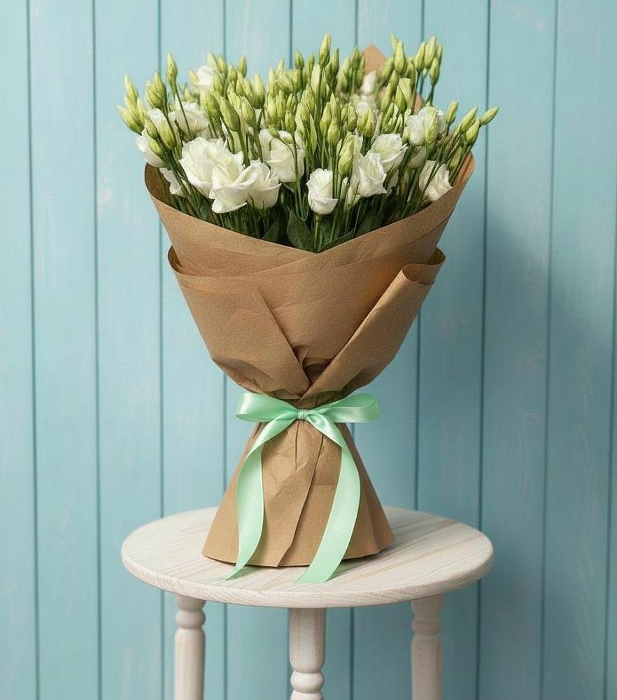 Букет цветов из: Лизиантусы в Поселке совхоза Марфино