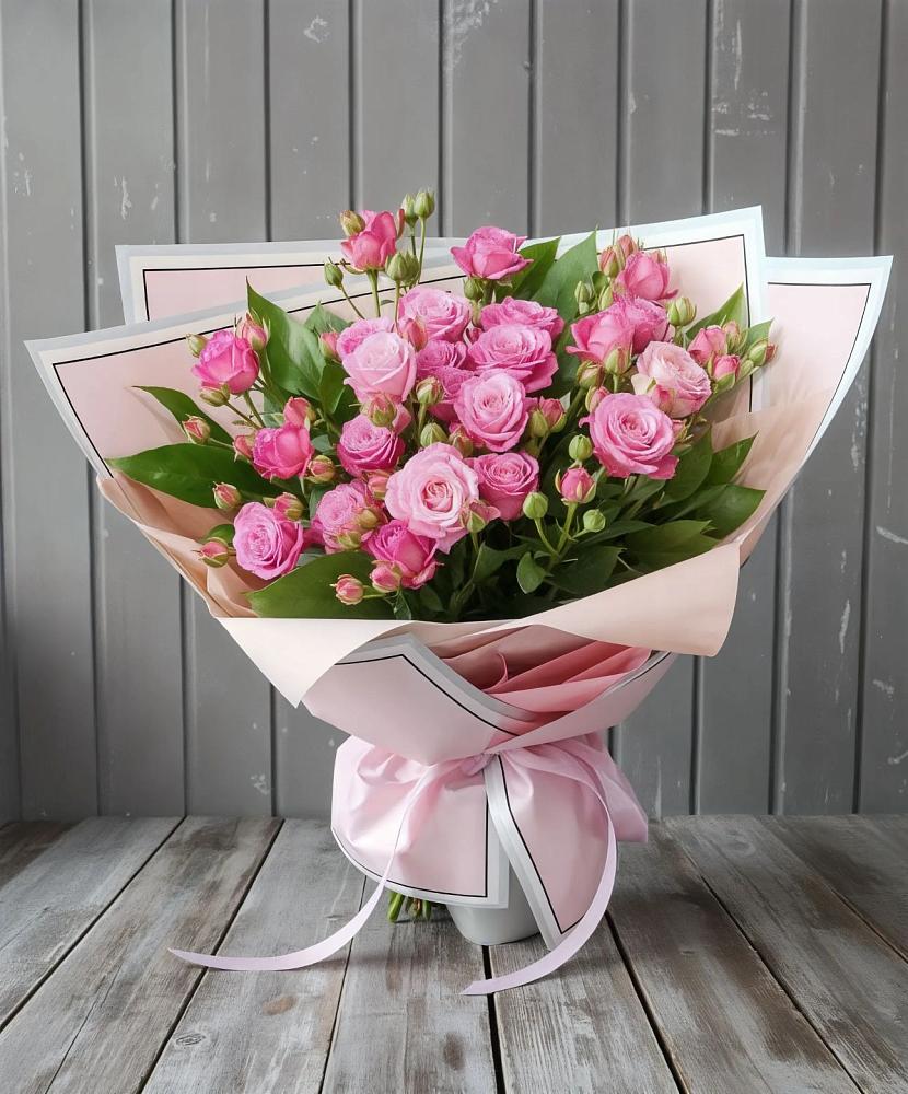 Букет Розовый кустик в Поселке совхоза Марфино
