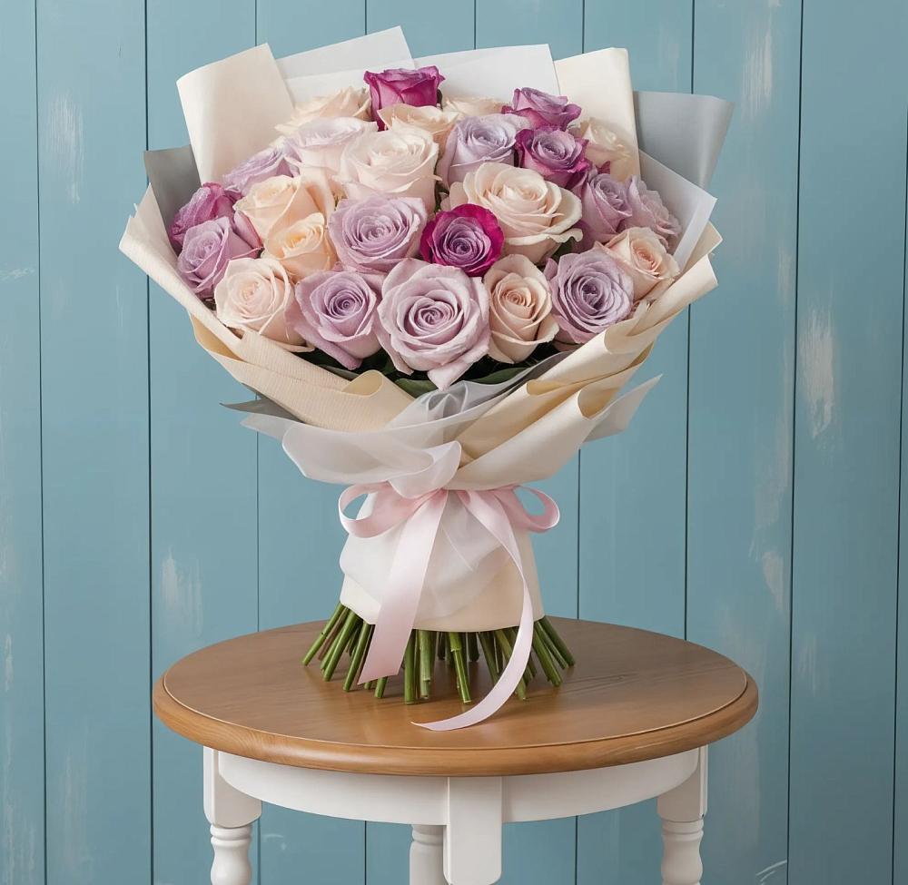 Букет цветов из: Розы в Поселке совхоза Марфино