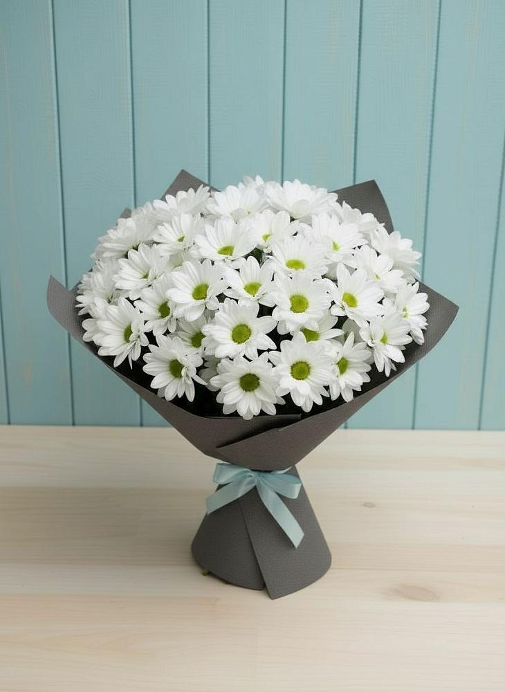 Букет цветов из: Хризантемы в Поселке совхоза Марфино