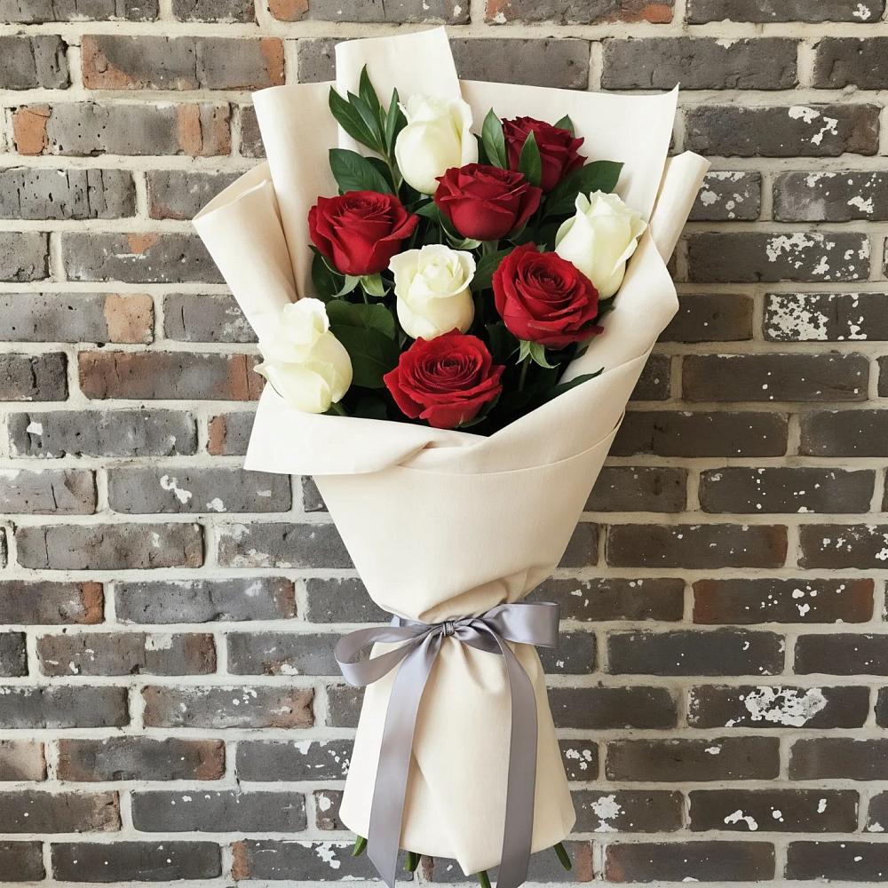 Букет цветов из: Розы в Поселке совхоза Марфино