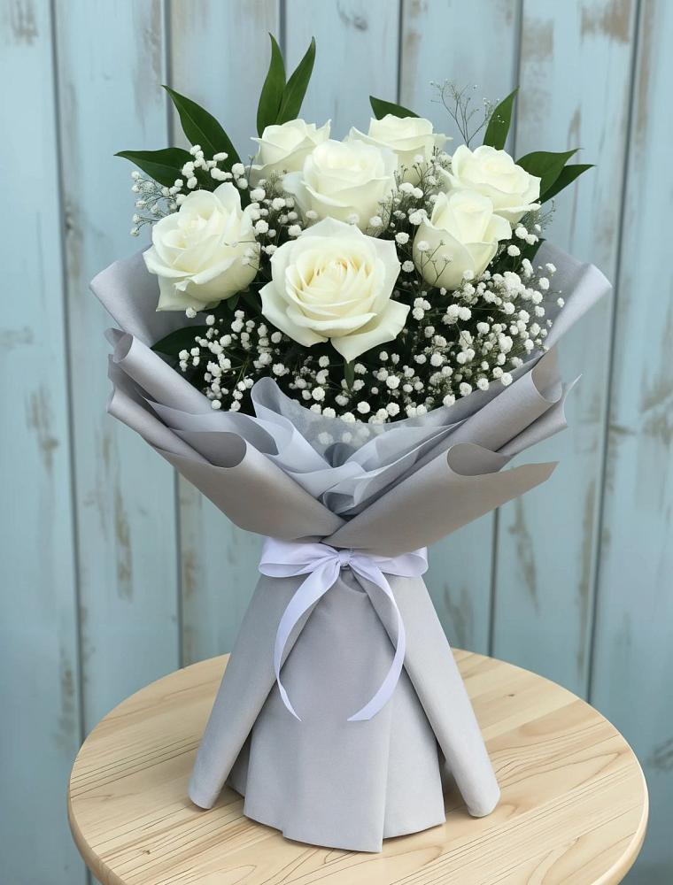 Букет цветов из: Розы в Поселке совхоза Марфино