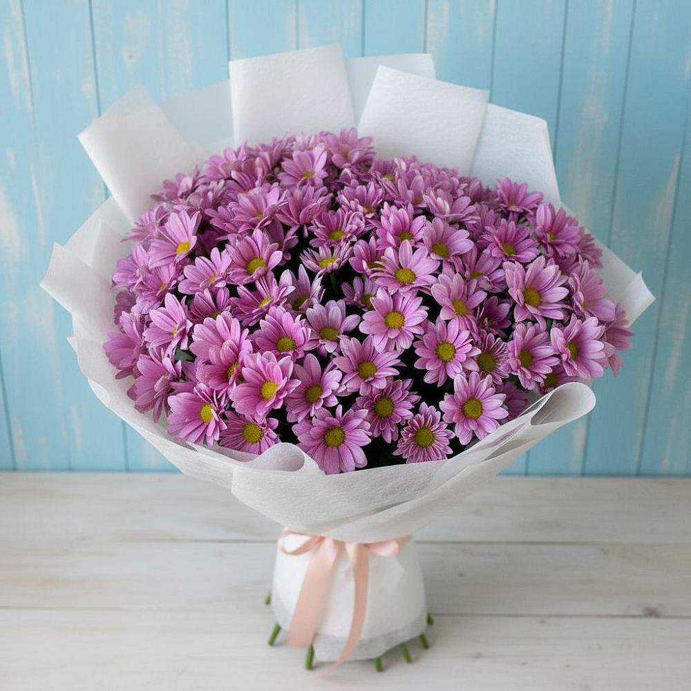 Букет цветов из: Хризантемы в Поселке совхоза Марфино