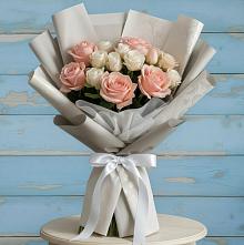 Букет цветов из:  Розы в Поселке совхоза Марфино