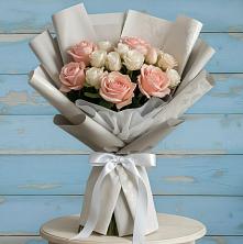 Букет цветов из:  Розы в Поселке совхоза Марфино