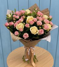Букет цветов из:  Розы в Поселке совхоза Марфино