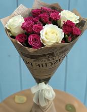 Букет цветов из:  Розы в Поселке совхоза Марфино