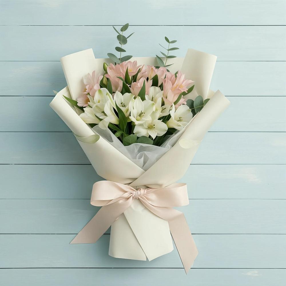 Букет цветов из: Альстромерии в Поселке совхоза Марфино