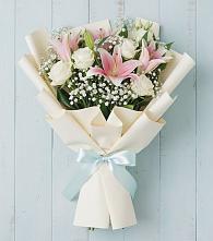 Букет цветов из:  Лилии в Поселке совхоза Марфино