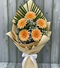 Букет цветов из:  Герберы в Поселке совхоза Марфино