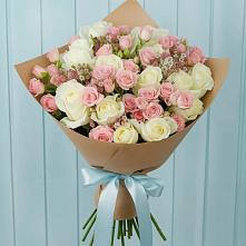 Букет цветов из:  Розы в Поселке совхоза Марфино